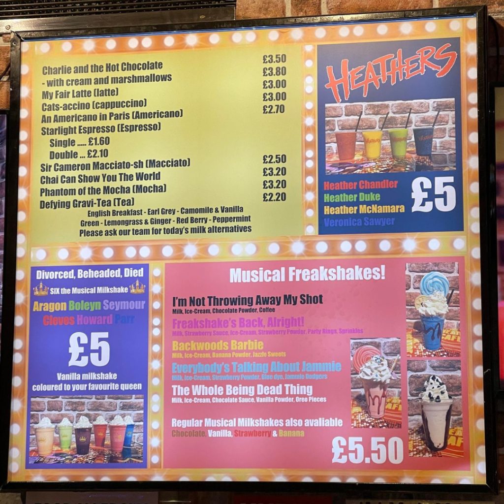 West End Musical Lovers Must Visit The Theatre Cafe London