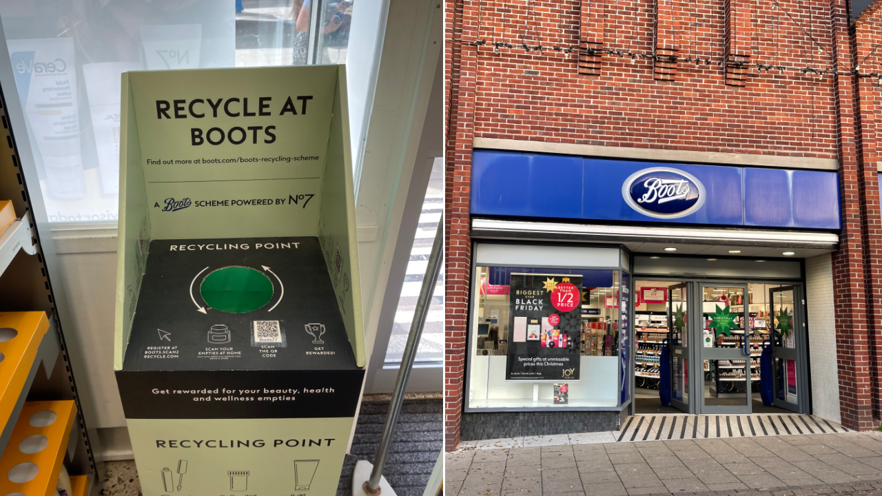 recycling at boots
